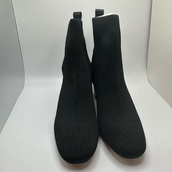 CUSHIONAIRE Women's Neely Stretch bootie +Memory Foam 8 BLACK - Picture 2 of 7